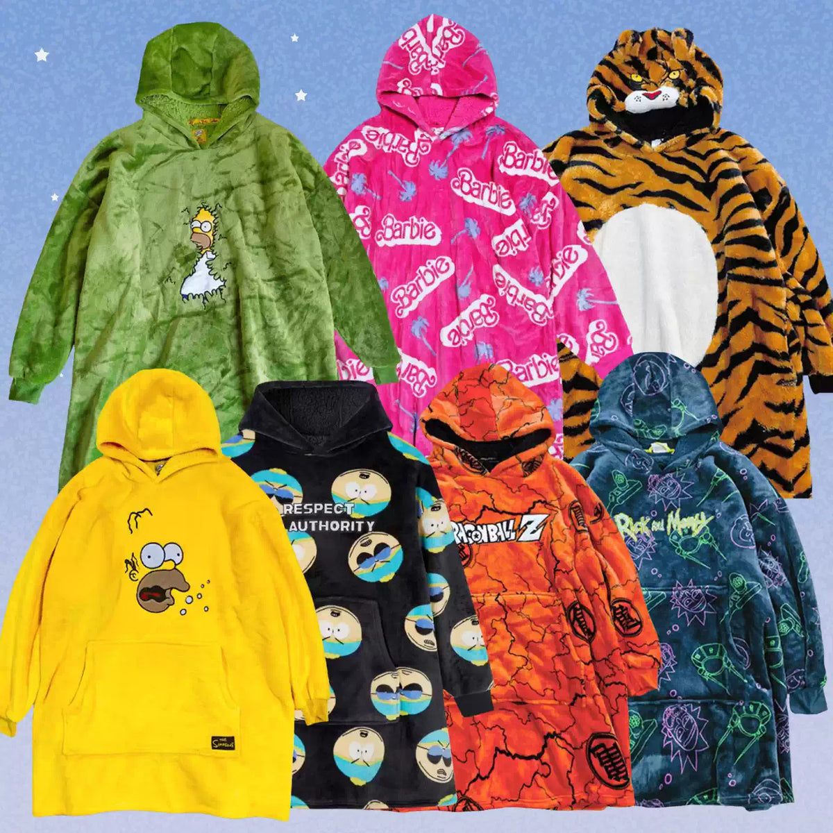 Cartoon Chaos Oversized Graphic Zip-Up Hoodie - Y2K Streetwear Jacket