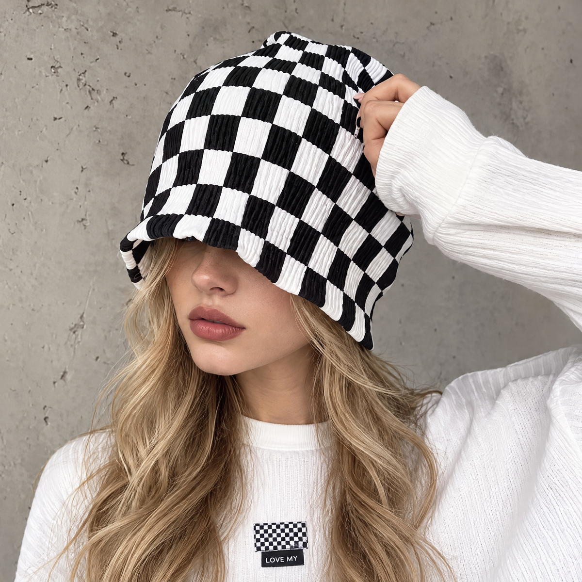 Washed Vintage Distressed Beanie - Y2K Grunge Skull Cap